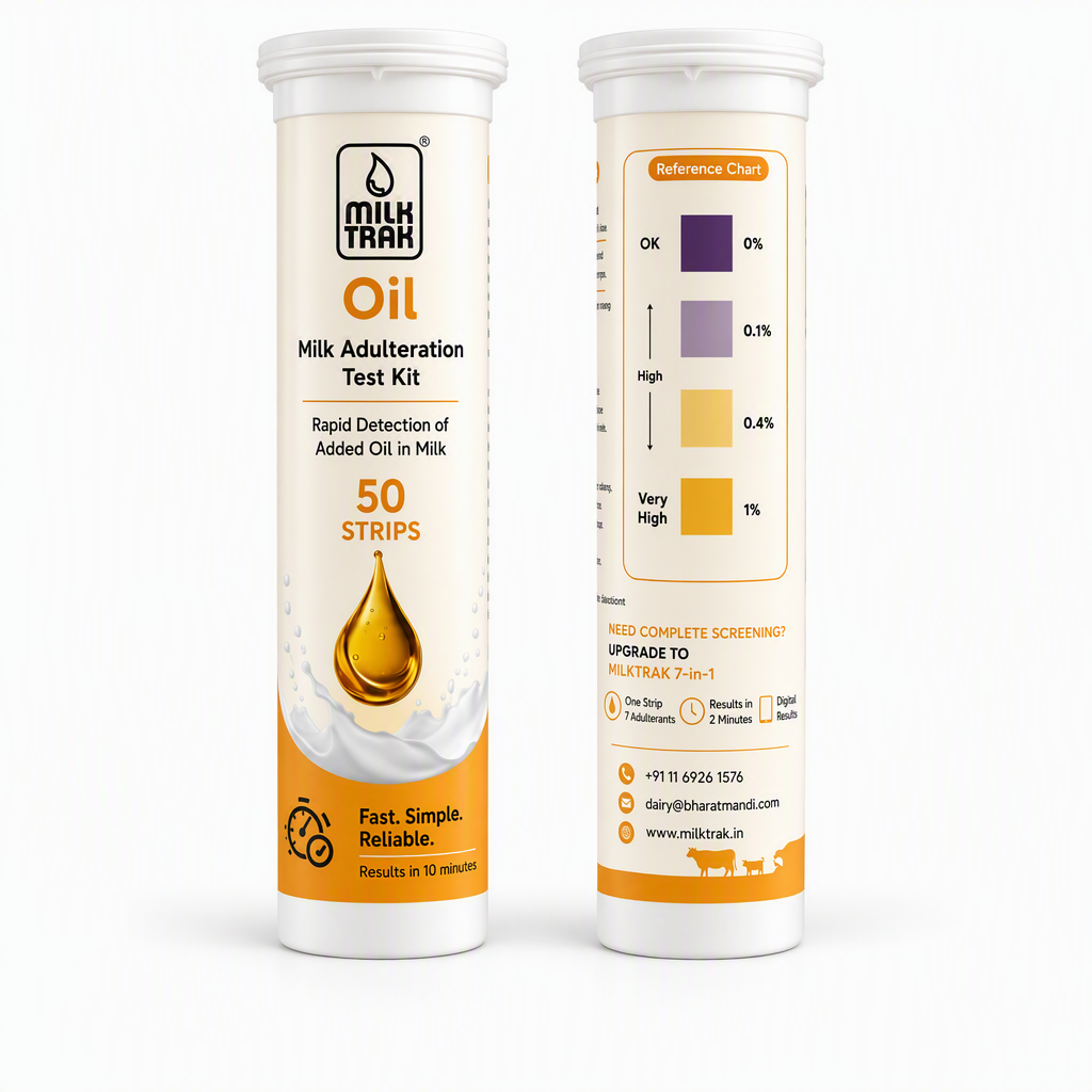 MilkTrak Oil - Vegetable Oil Detection Strips for Milk (50 Strips)