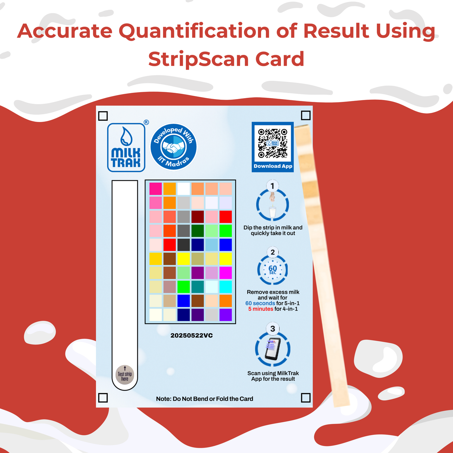 MilkTrak® - 4 in 1 Adulterant Test Kit for Milk