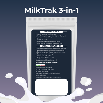 MilkTrak® 3 in 1 Adulterant Test Kit for Milk